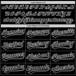 Custom Black and White Throwback Baseball Jersey - Personalized Authentic Sports Apparel Personalized Black White Authentic