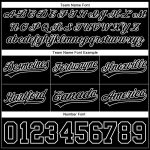 Personalized Authentic Throwback Basketball Shorts Black and White Design Personalized Black White Authentic Throwback Basketball