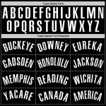 Customizable Baseball Jersey Shirt - Authentic Throwback Rib-Knit in Black and White with Team Name and Number Personalized