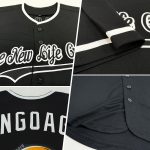 Custom Black and White Baseball Jersey for Men, Women, and Kids - Personalized Sports Apparel Personalized Black White Baseball
