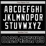 Custom Black and White Baseball Jersey for Men, Women, and Kids - Personalized Sports Apparel Personalized Black White Baseball