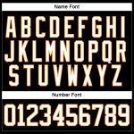 Customizable Hockey Jersey with Black, White, and Bay Orange Lace Neck - Personalized Team Name and Number Personalized Black