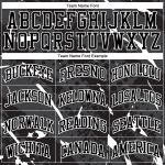 Custom Name Number Basketball Jersey Sublimation Round Neck Black White Bright Lines Team Suit Personalized Black White Bright