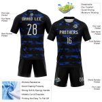 Personalized Black White Camo Volleyball Jersey Uniform - Custom Shape Sublimation Design Personalized Black White Camo Shape