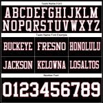 Personalized Black and White Cardinal Mesh Football Jersey for Men and Women Personalized Black White-Cardinal Mesh Football