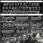 Personalized Chicago Illinois 3D Bomber Varsity Letterman Jacket Black White Personalized Black White Chicago Illinois City