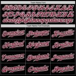 Personalized Black White Crimson Baseball Jersey for Men and Women Personalized Black White-Crimson Baseball Jersey 2