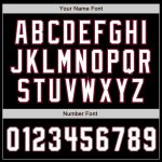Personalized Black White Crimson Baseball Jersey for Men and Women Personalized Black White-Crimson Baseball Jersey 2