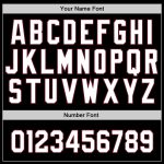 Personalized Baseball Jersey - Black White and Crimson Design for Custom Sports Wear Personalized Black White-Crimson Baseball