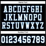 Custom Name and Number Authentic Football Jersey - Personalized Black and Electric Blue Mesh Team Apparel Personalized Black