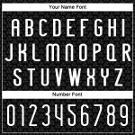 Personalized Sublimation Volleyball Jersey - Black White Geometric Shape Design Uniform Personalized Black White Geometric