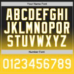 Personalized Black White Gold Basketball Jersey Custom Name & Number | Authentic Fade Fashion Team Gear Personalized Black