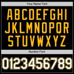 Custom Name Number Personalized Black White Gold Baseball Jersey Authentic Throwback Personalized Black White-Gold Authentic