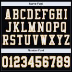 Personalized Black White Gold Authentic Football Jersey with Custom Name and Number - Team Apparel Personalized Black White-Gold