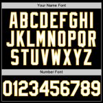 Custom Name Number Authentic Throwback Baseball Jersey Black White Gold Mesh Personalized Team Design Personalized Black