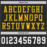 Custom Personalized Black White-Gold Mesh Football Jersey with Name and Number - Authentic Throwback Team Style Personalized