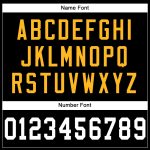 Personalized Black Gold Mesh Football Jersey for Men - Custom Team Apparel 3 Personalized Black White-Gold Mesh Football