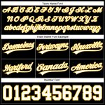 Personalized Black and Gold Throwback Basketball Shorts - Custom Sportswear for Men Personalized Black White-Gold Throwback