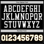 Personalized Black White Gold Baseball Jersey Shirt - Throwback Rib-Knit Design Personalized Black White-Gold Throwback Rib-Knit