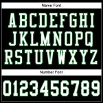 Personalized Black and Green Mesh Football Jersey - Custom Team Apparel Personalized Black White-Grass Green Mesh Football