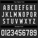 Personalized Authentic Baseball Jersey - Black White Gray Color Options Personalized Black White-Gray Authentic Baseball