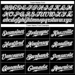 Custom Name and Number Personalized Black White-Gray Sleeveless Baseball Jersey - Authentic Team Apparel Personalized Black