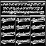 Custom Name Number Baseball Jersey - Personalized Authentic Black White Gray Throwback Team Apparel Personalized Black White-Gray