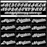 Custom Name Number Black White Gray Authentic Baseball Jersey Shirt - Personalized Rib-Knit Throwback Style Personalized