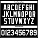 Custom Name Number Black White Gray Authentic Baseball Jersey Shirt - Personalized Rib-Knit Throwback Style Personalized