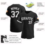 Personalized Black White Gray Baseball Jersey for Men and Women - Custom Team Apparel Personalized Black White-Gray Baseball