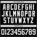 Personalized Black White Gray Baseball Jersey for Men and Women - Custom Team Apparel Personalized Black White-Gray Baseball