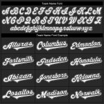 Personalized Baseball Jersey - Black White Gray Color, Customizable Design, Size 4 Personalized Black White-Gray Baseball