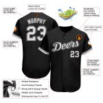 Personalized Black White Gray Baseball Jersey for Men and Women - Custom Sports Apparel Personalized Black White-Gray Baseball