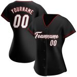 Customizable Black White-Gray Baseball Jersey for Men and Women 59 Personalized Black White-Gray Baseball Jersey 59