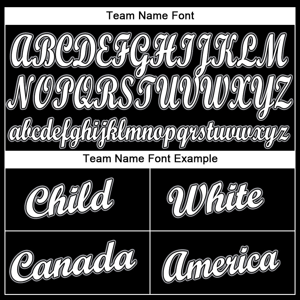 Personalized Black White-Gray Baseball Jersey Team Custom Name and Number Custom Personalized Baseball Jersey with Name and Number in Black White Gray Personalized Black White-Gray Baseball Jersey - Image 6