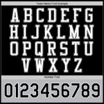Personalized Bomber Varsity Jacket Black White Gray Two Tone Full-Snap 4 Personalized Black White-Gray Bomber Full-Snap Varsity
