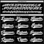 Personalized Black Gray White Hockey Jersey - Customizable Team Apparel Personalized Black White-Gray Hockey Jersey 2