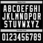 Personalized Black Gray White Hockey Jersey - Customizable Team Apparel Personalized Black White-Gray Hockey Jersey 2