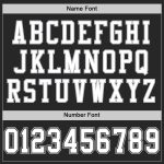 Personalized Mesh Football Jersey in Black, White & Gray - Customizable Sports Apparel Personalized Black White-Gray Mesh