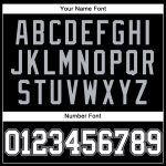 Personalized Black Gray Mesh Baseball Jersey - Retro Throwback Style 2 Personalized Black White-Gray Mesh Throwback Baseball