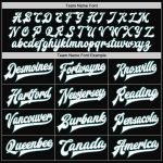 Personalized Varsity Letterman Jacket in Black White Gray Midnight Green - Full-Snap Bomber Style Personalized Black White