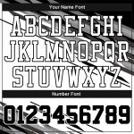 Custom Name Number Sublimation Basketball Jersey - Personalized Black White Gray Round Neck Suit Personalized Black White-Gray