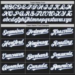 Custom Name Number Baseball Jersey - Personalized Black White Gray-Royal Authentic Raglan Sleeves Personalized Black White