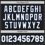 Custom Name Number Baseball Jersey - Personalized Black White Gray-Royal Authentic Raglan Sleeves Personalized Black White