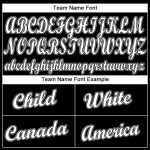 Custom Name and Number Softball Jersey - Personalized Black White-Gray Team Apparel Personalized Black White-Gray Softball