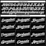 Personalized Sports Pants in Black and White-Gray for Men and Women Personalized Black White-Gray Sports Pants