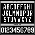 Personalized Black White Gray Baseball Jersey - Custom Throwback Style Personalized Black White-Gray Throwback Baseball Jersey