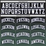 Personalized Basketball Jersey Black White Green Fade Fashion Style Personalized Black White-Green Fade Fashion Basketball