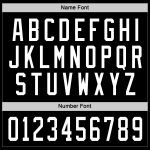 Personalized Black and White Hockey Jersey for Men and Women - Custom Team Apparel Personalized Black White Hockey Jersey