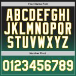 Custom Name Number Black White Kelly Green Basketball Jersey | Personalized Fade Design Personalized Black White-Kelly Green